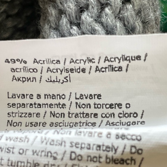 Philosophy Di Lorenzo Serafini Happy Without You Wool Blend Gray Jumper Sweater - Picture 9 of 12